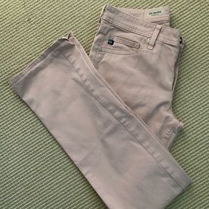 AG  The Protege straight pink pants